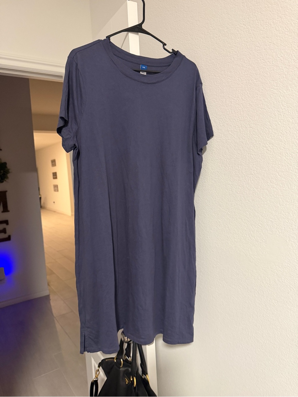 Navy Blue T-Shirt Dress xxl old navy